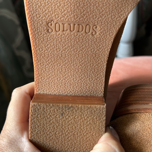 Soludos Venetian Tan Suede Ankle Booties - Picture 11 of 13